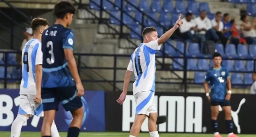 Argentina goleó a Paraguay en el Sudamericano Sub 17