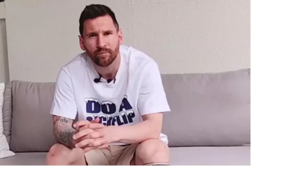 Furor por la remera que usó Messi para comunicar su llegada al Inter Miami