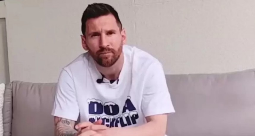 Furor por la remera que usó Messi para comunicar su llegada al Inter Miami