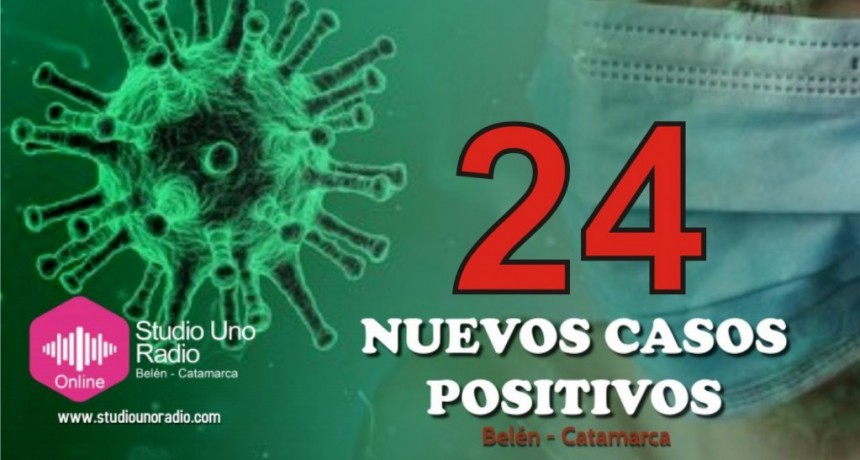 Se registraron 24 nuevos casos de Covid 19 en la ciudad de Belén