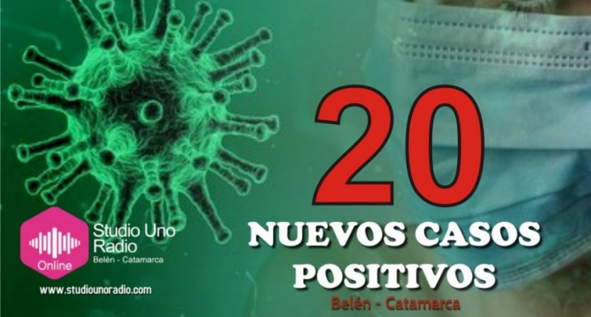 Se registraron 20 nuevos casos de Covid 19 en la ciudad de Belén