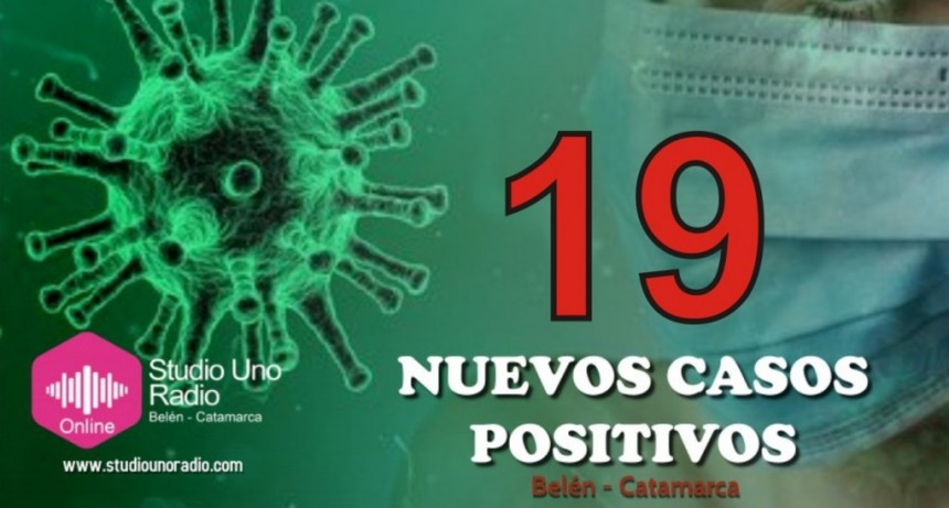 Se registraron 19 nuevos casos de Covid 19 en la ciudad de Belén