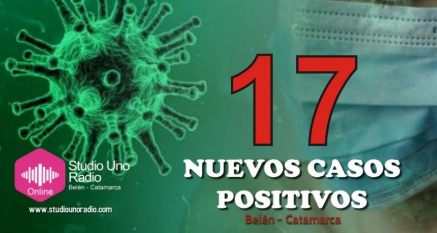Se registraron 17 nuevos casos de Covid 19 en la ciudad de Belén