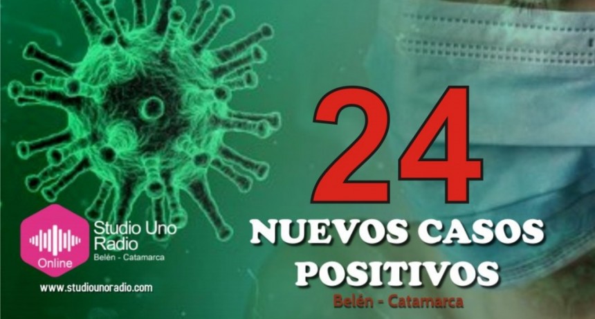 Se registraron 24 nuevos casos de Covid 19 en la ciudad de Belén