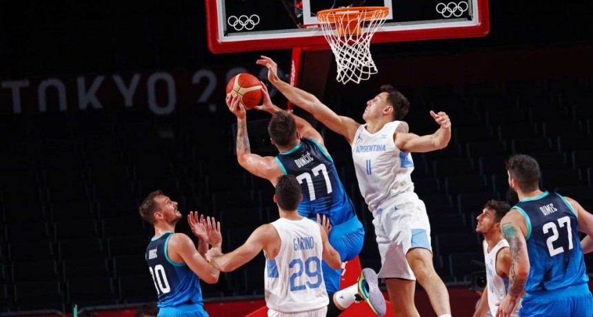 Con un Luka Doncic magistral, Eslovenia le ganó a Argentina en el debut del básquet en los Juegos Olímpicos