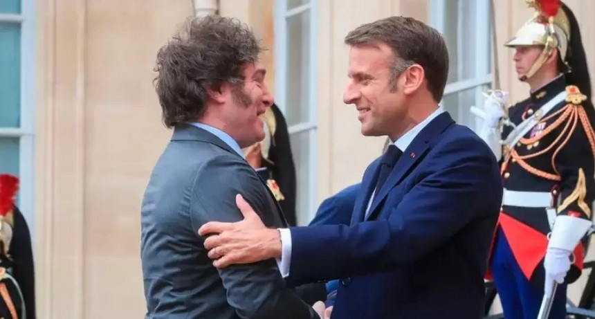 Milei se reunió con Macron antes de la inauguración de los Juegos Olímpicos