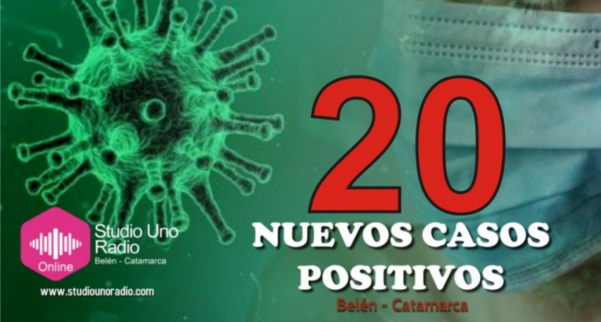 Se registraron 20 nuevos casos de Covid 19 en la ciudad de Belén