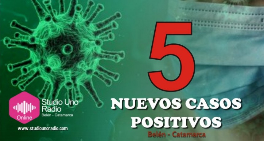 Se registraron 5 nuevos casos de Covid 19 en la ciudad de Belén