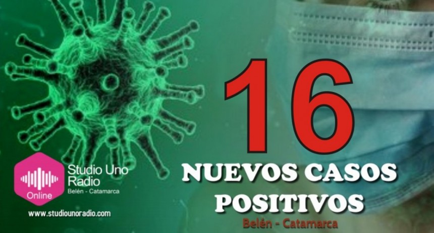 Se registraron 16 nuevos casos de Covid 19 en la ciudad de Belén