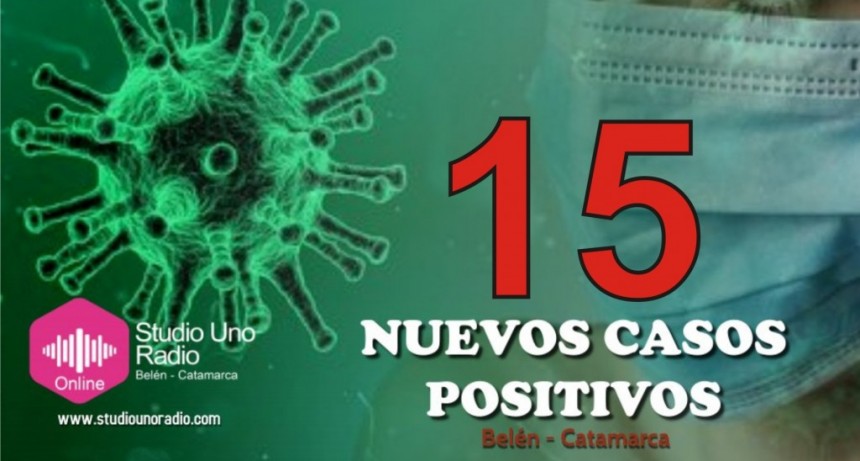 Se registraron 15 nuevos casos de Covid 19 en la ciudad de Belén