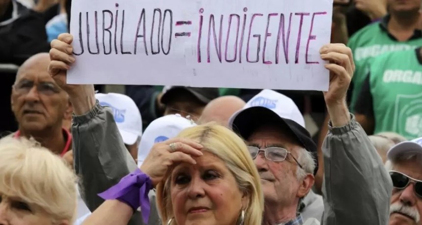 Más de 5 millones de jubilados y pensionados están bajo la línea de pobreza