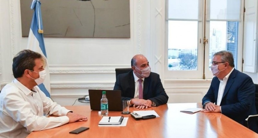 Jalil se reunió con Manzur en la Casa Rosada